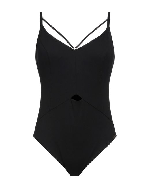 Maryan Mehlhorn Black One-piece Swimsuit