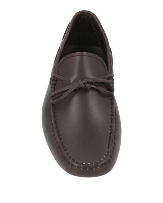 Tod's Gray Loafers Leather for men