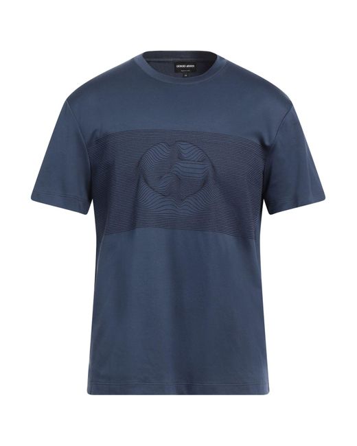 Giorgio Armani T-shirts in Blue für Herren