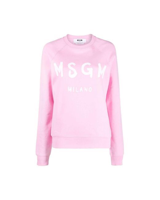 Sweat-shirt MSGM en coloris Pink