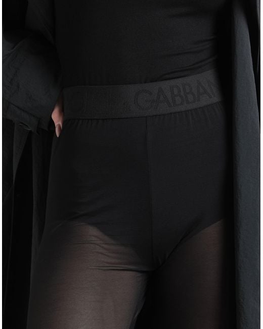 Dolce & Gabbana Black Leggings
