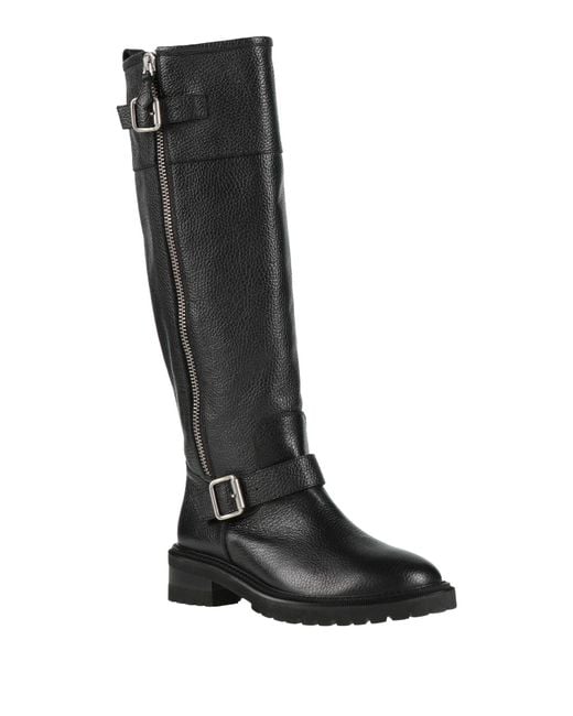 Via Roma 15 Black Boot Leather