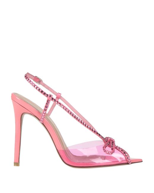 Andrea Wazen Pink Sandals