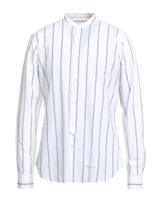 Camisa Tintoria Mattei 954 de hombre de color White