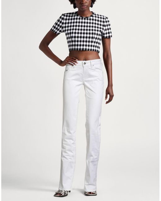 Jacob Cohen White Jeans Cotton, Elastane