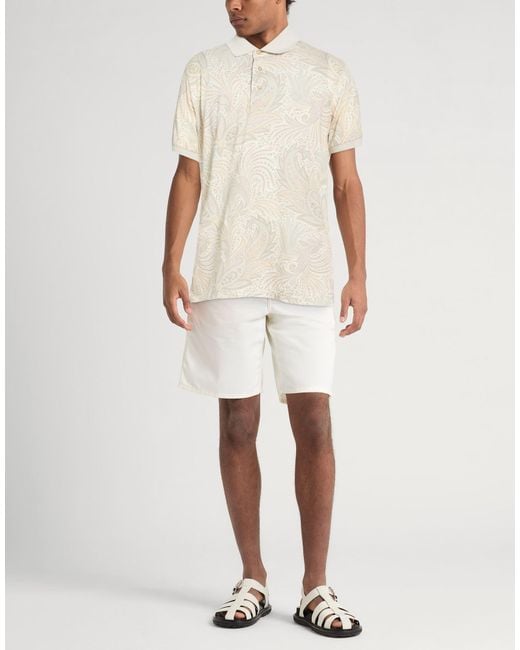 Etro Natural Polo Shirt for men