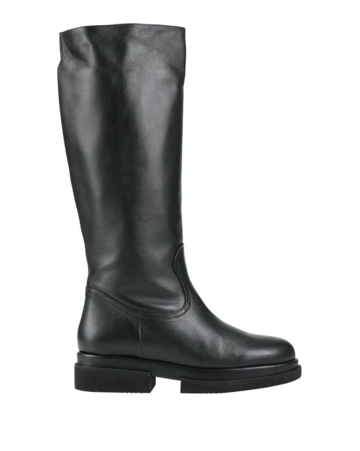 Paloma Barceló Black Boot Leather