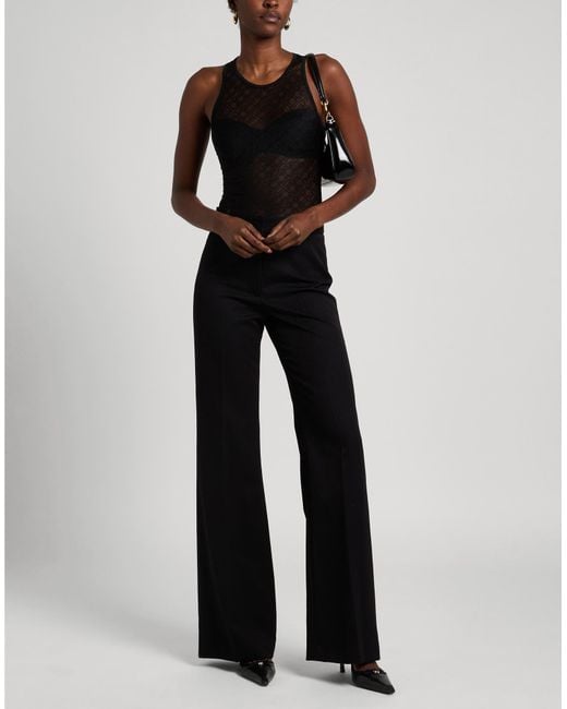 Palm Angels Black Bodysuit Polyamide, Elastane