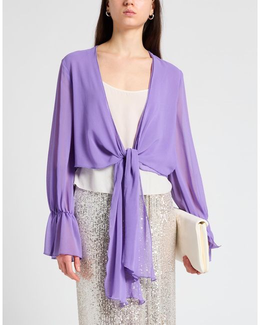 SIMONA CORSELLINI Purple Top Polyester