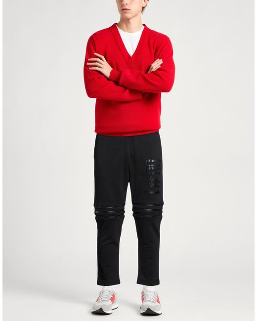 Bikkembergs Black Pants for men