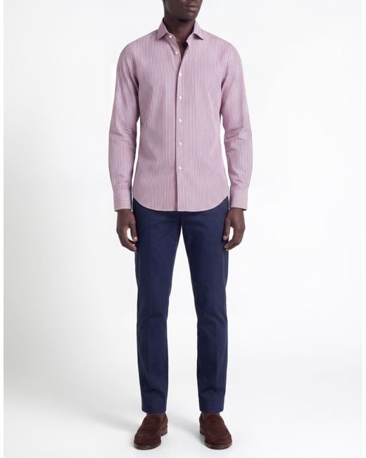 GMF 965 Purple Shirt Cotton for men