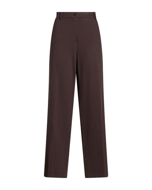 Clips More Brown Pants Viscose, Polyamide, Elastane