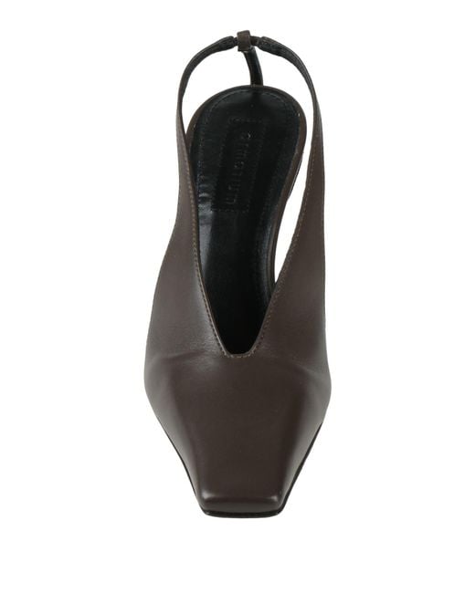 ARMARIUM Brown Dark Pumps Leather