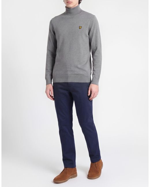 Lyle & Scott Gray Turtleneck for men