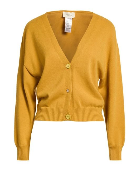 ViCOLO Yellow Cardigans