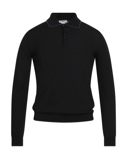 SEVENTY VENEZIA Black Sweater Virgin Wool for men