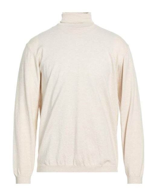 Officina 36 White Turtleneck Viscose, Wool, Polyamide for men