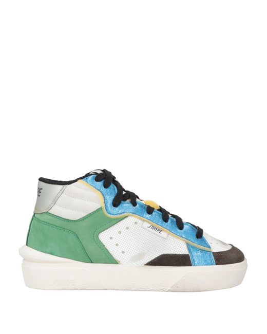 Strype Green Trainers