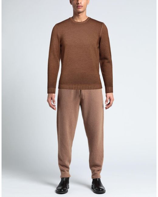 Moorer Brown Jumper for men