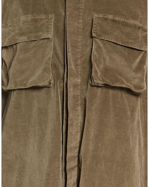 Crossley Gray Military Jacket Cotton, Elastane for men