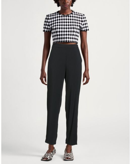 Suoli Black Pants Polyester, Elastane