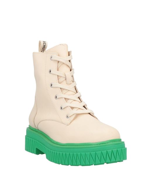 SCHUTZ SHOES Green Ankle Boots