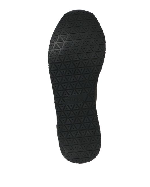 Guess Black Sneakers Leather, Synthetisches Material for men