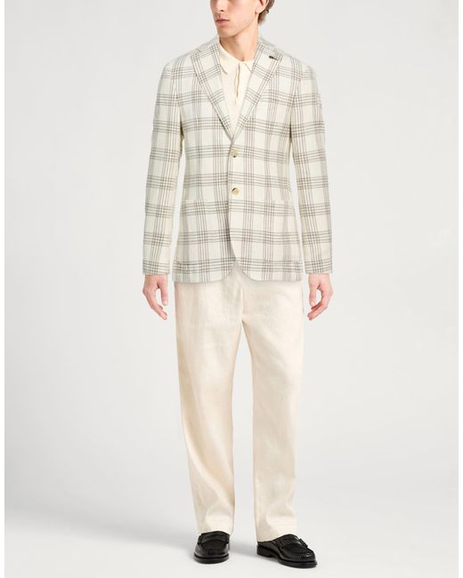 Paoloni Natural Blazers for men