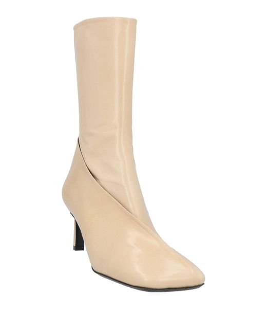 Jil Sander Natural Stiefelette