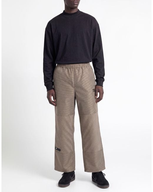 Umbro Brown Pants Polyester for men