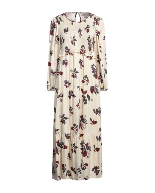 Ba&sh Natural Maxi Dress Viscose