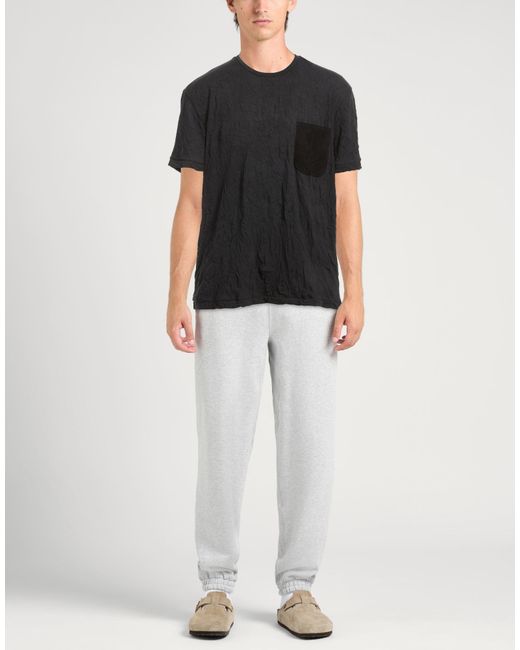 Giorgio Brato Black T-Shirt Polyester, Cotton for men