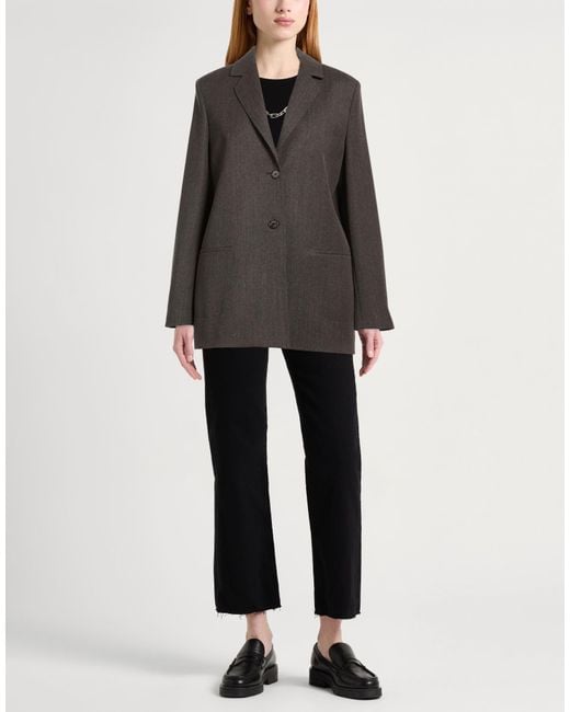 Moschino Black Blazer Wool, Polyester