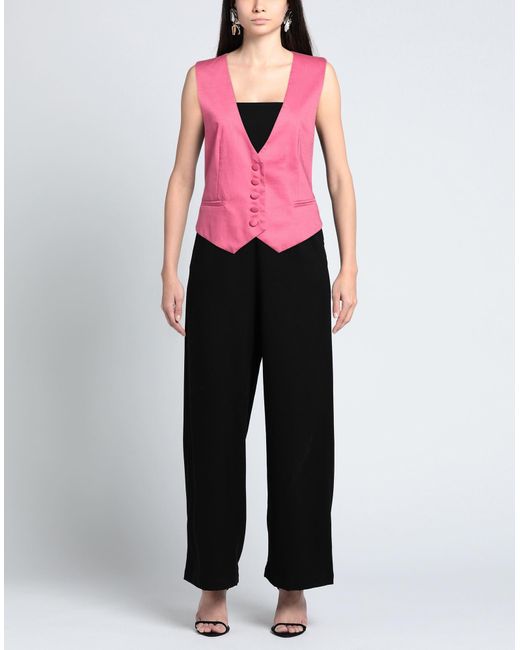 ACTUALEE Pink Tailored Vest
