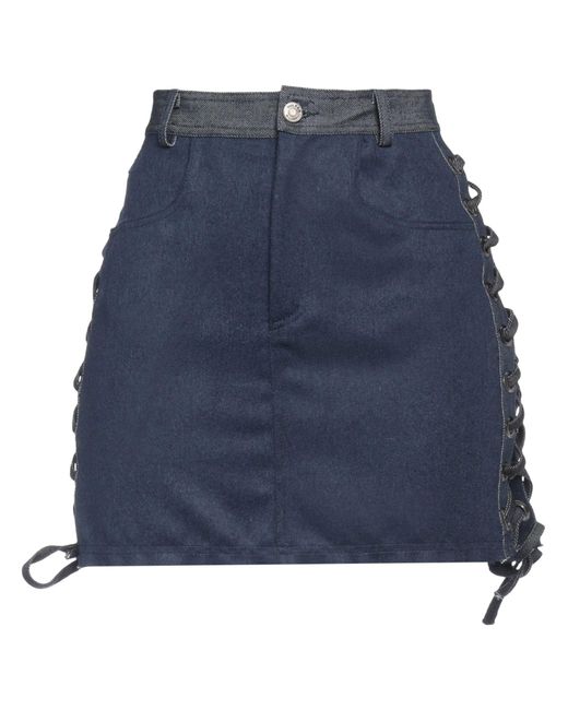 Julfer Blue Mini Skirt