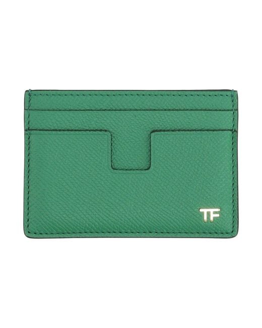 Tom Ford Green Cardholder for men