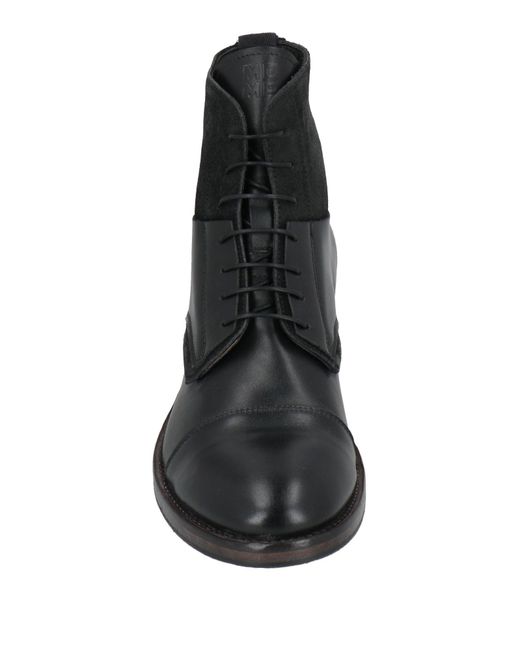Moma Black Ankle Boots Leather for men