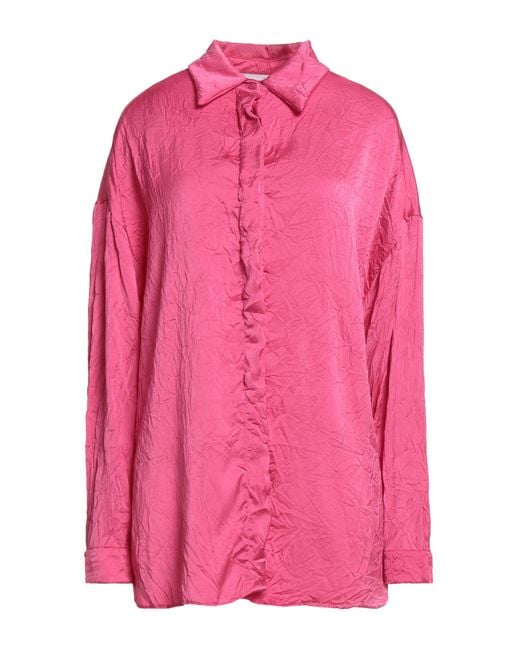 Gaelle Paris Pink Fuchsia Shirt Polyester