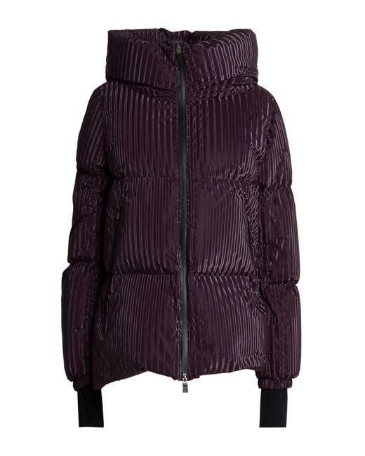 Herno Purple Plum Puffer Polyamide, Polyurethane