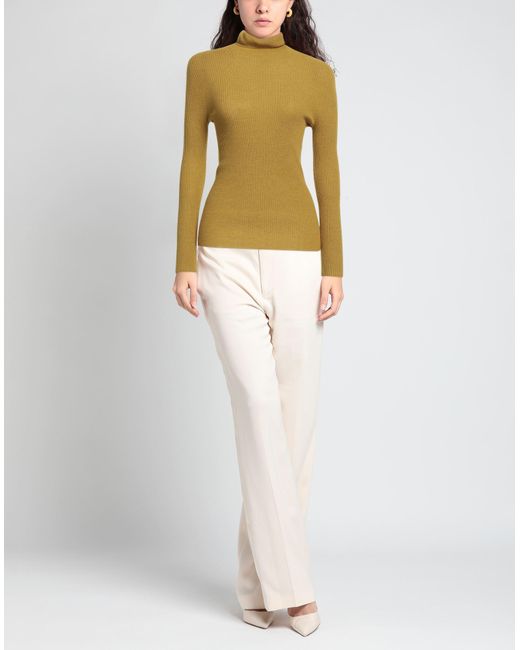 Fabiana Filippi Yellow Rollkragenpullover