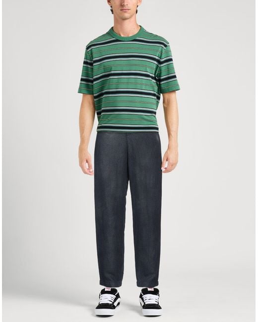Barena Blue Pants Viscose, Linen for men