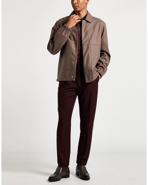 Dior Brown Jacket Virgin Wool, Polyamide, Cashmere for men