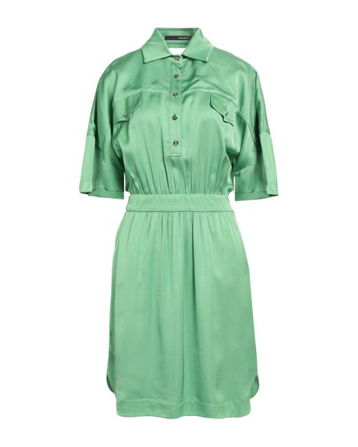 Annarita N. Green Mini Dress