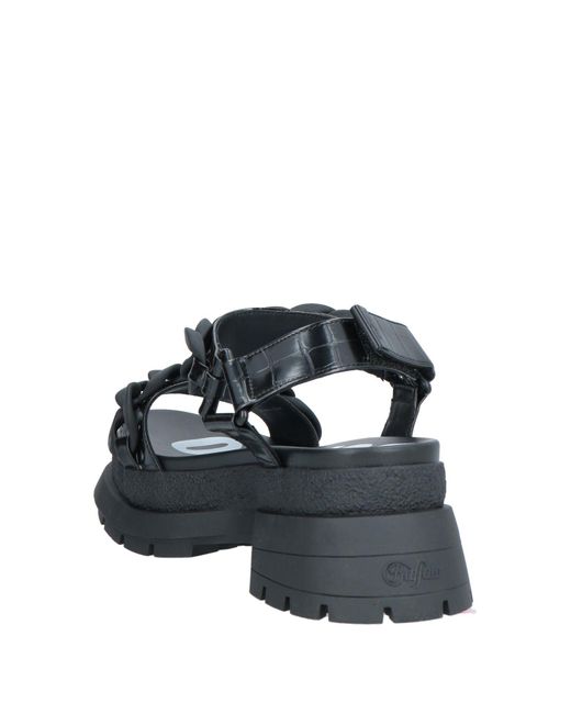 Buffalo Black Sandals