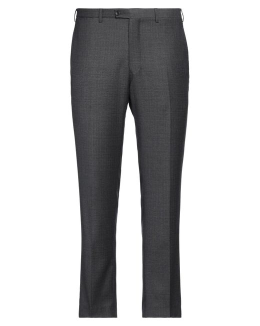 Sartorio Napoli Gray Pants Virgin Wool for men