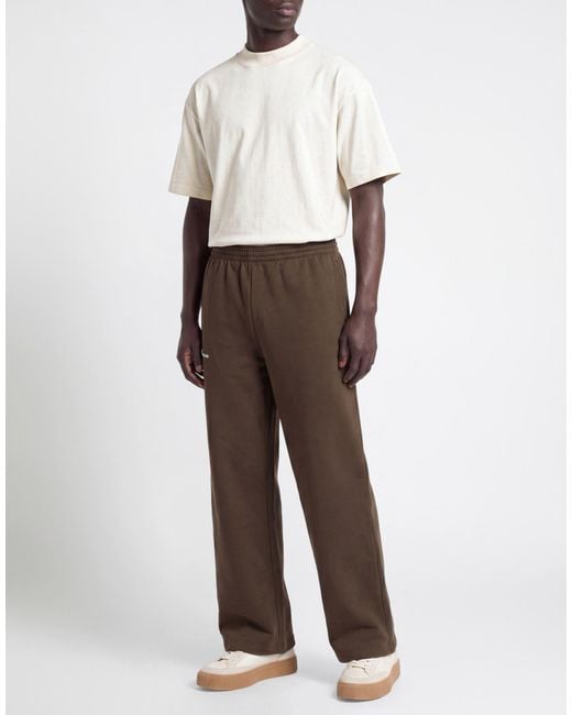 PANGAIA Brown Pants Organic Cotton, Recycled Cotton for men