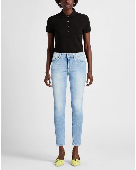 Dondup Blue Jeans Cotton, Recycled Cotton, Elastane