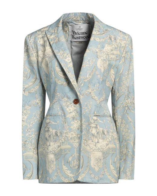 Vivienne Westwood Blue Blazer Cotton