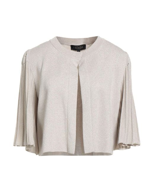 ESCADA Natural Cardigan Viscose, Polyamide, Metallic Fiber