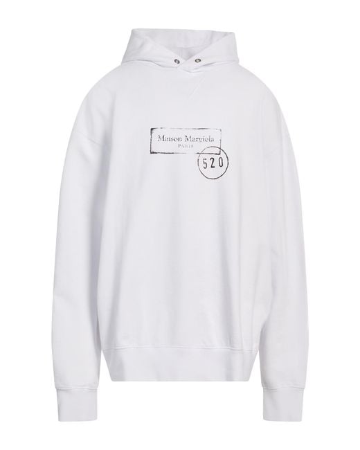 Maison Margiela White Sweatshirt Cotton for men